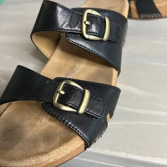 Dansko Leeann Black Burnished Calf 38 (US Women's 7.5-8) Regular - Picture 4 of 7